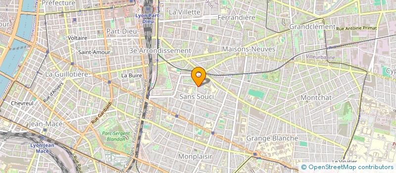 localisation de l'entreprise MADAME RESIDA DIBRA  LYON