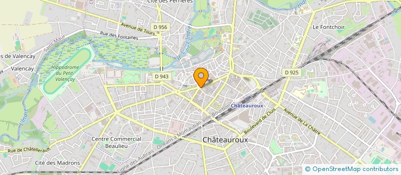 localisation de l'entreprise MADAME RESILDA LAVASSERIE à CHATEAUROUX
