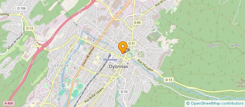 localisation de l'entreprise MADAME RESMIJE KADRIU à OYONNAX