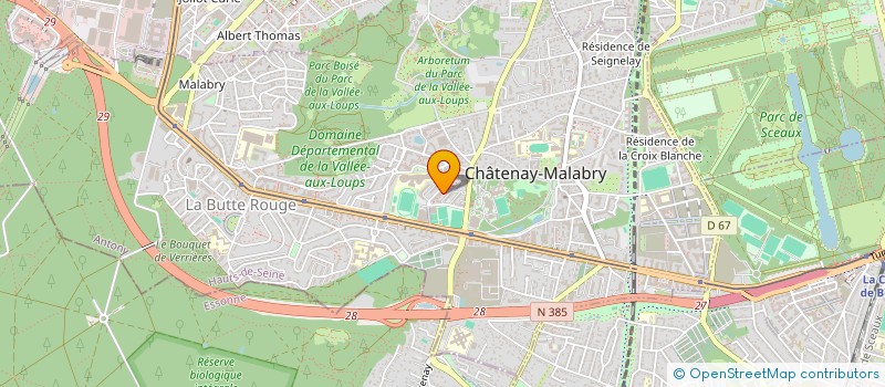 localisation de l'entreprise MADAME REVKA MBANZA  CHATENAY-MALABRY