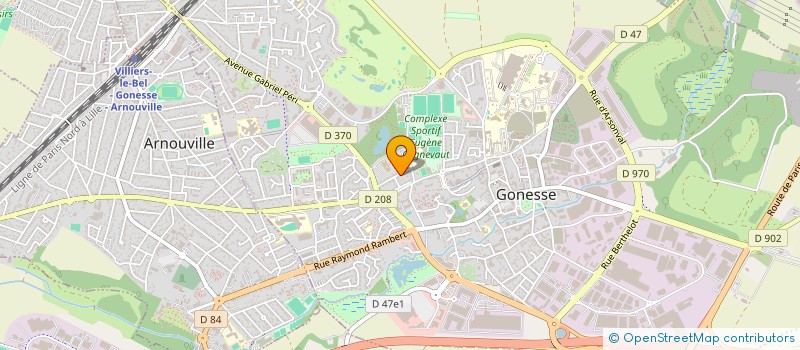 localisation de l'entreprise MADAME REYHAN ADANUR  GONESSE