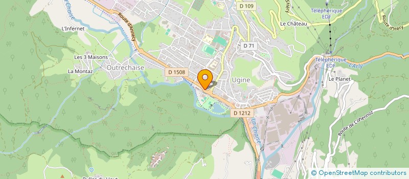 localisation de l'entreprise MADAME REYHAN CADIRCI  UGINE