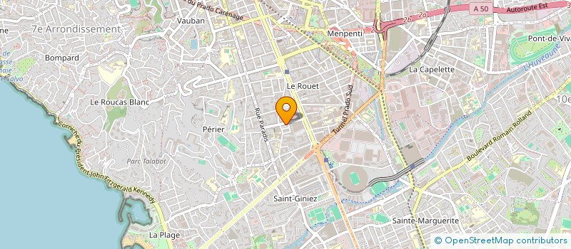 localisation de l'entreprise MADAME REYNALDA MAPUE à MARSEILLE