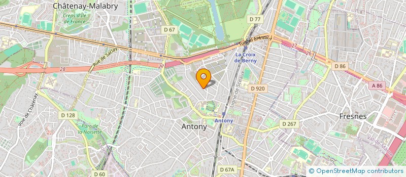 localisation de l'entreprise MADAME REZKI MOKDAD à ANTONY