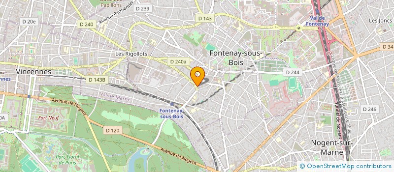 localisation de l'entreprise MADAME RHEA MCWILLIAMS à FONTENAY-SOUS-BOIS