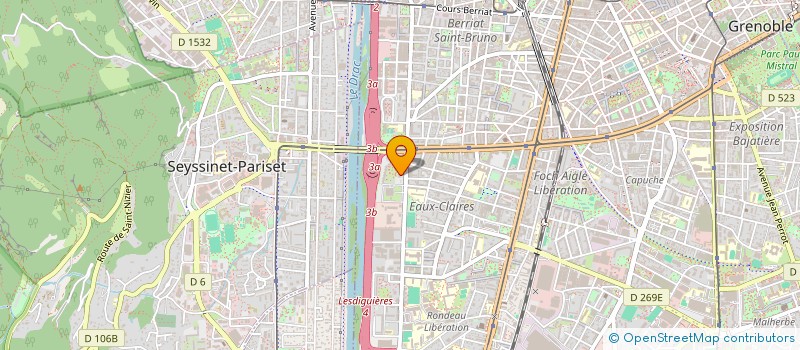 localisation de l'entreprise MADAME RHIZLAINE LAAOUINA à GRENOBLE