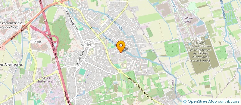 localisation de l'entreprise MADAME RHIZLANE IKHLEF  VEDENE