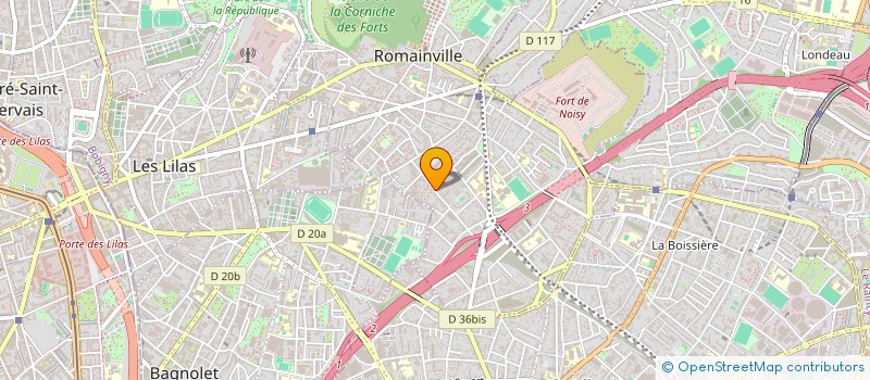 localisation de l'entreprise MADAME RHIZLANE NOUINI  ROMAINVILLE