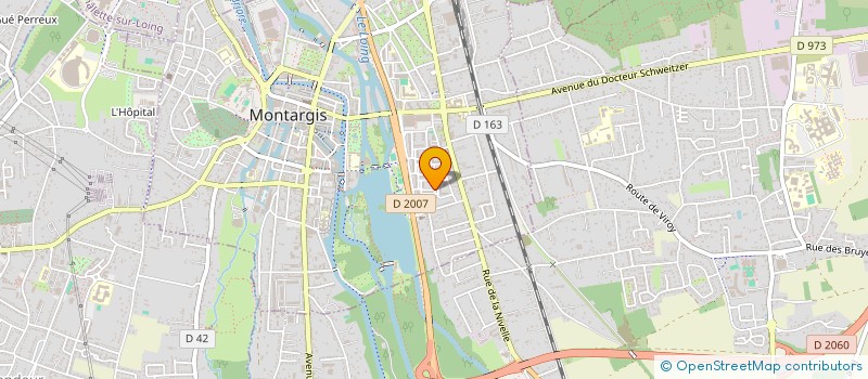 localisation de l'entreprise MADAME RHMATOULAH DIALLO  MONTARGIS