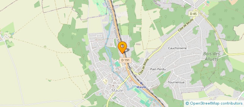 localisation de l'entreprise MADAME RHODE BERTILLE AZIZA UM  MAULE