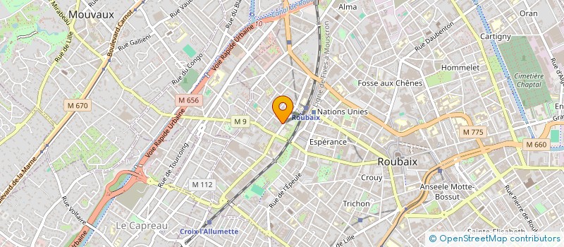 localisation de l'entreprise MADAME RHYZELAINE ERRACHIDI à ROUBAIX