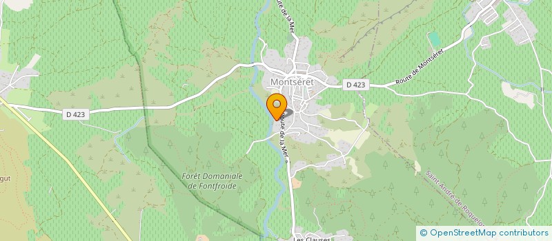 localisation de l'entreprise MADAME RIA VAN BOUWEL  MONTSERET