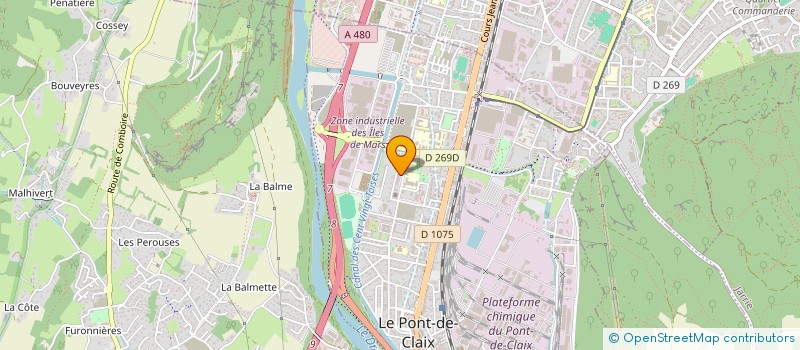 localisation de l'entreprise MADAME RIAMA SAID ADAM  LE PONT-DE-CLAIX