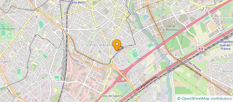 localisation de l'entreprise MADAME RICARDA SASS à MONTPELLIER