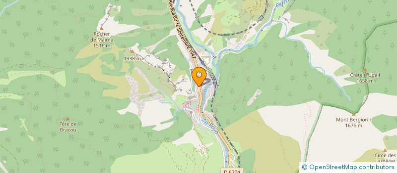 localisation de l'entreprise MADAME RICCARDA LUBRANO  DI SCAMPAMORTE  TENDE