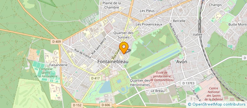 localisation de l'entreprise MADAME RICCARDA STRUNKMANN-MEISTER à FONTAINEBLEAU