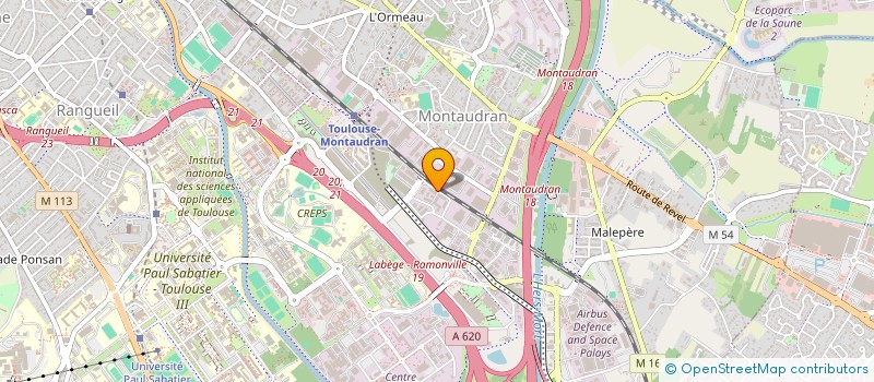 localisation de l'entreprise MADAME RICHALDINE MEDA  TOULOUSE