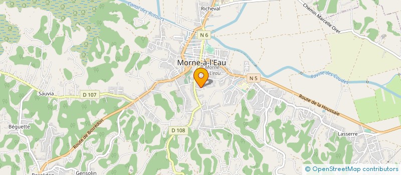 localisation de l'entreprise MADAME RICHARD BOUDINE à MORNE A L'EAU