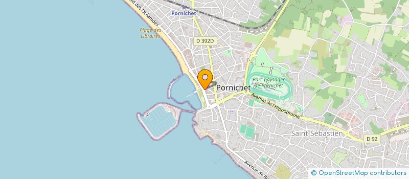 localisation de l'entreprise MADAME RICHARD DE JAAGER  PORNICHET