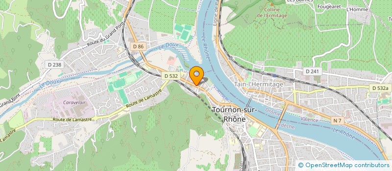 localisation de l'entreprise MADAME RICHARD DURAND à TOURNON-SUR-RHONE
