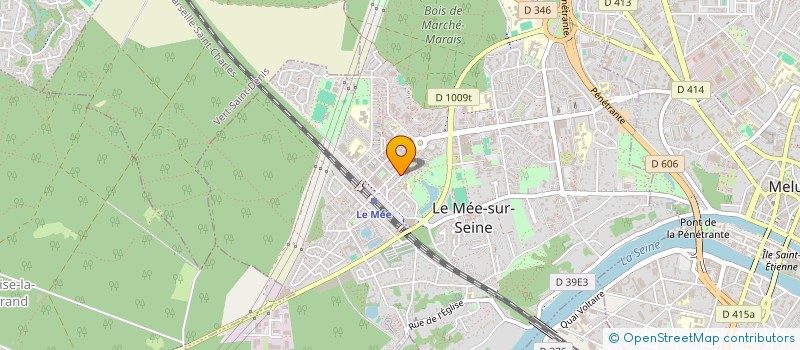 localisation de l'entreprise MADAME RICHELLE DJEUKAM YOUDJEU  LE MEE-SUR-SEINE