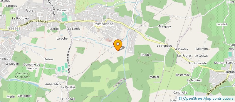 localisation de l'entreprise MADAME RIE HASHIEDA  POMPIGNAC