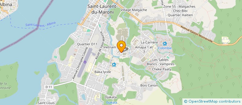 localisation de l'entreprise MADAME RIENE AMANIA à SAINT-LAURENT-DU-MARONI
