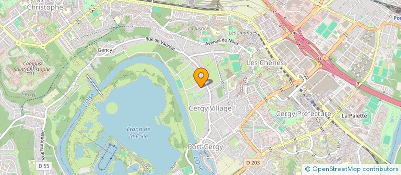 localisation de l'entreprise MADAME RIFAT ANWAR  CERGY