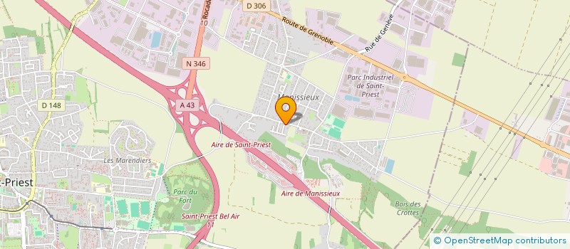 localisation de l'entreprise MADAME RIFKA DJELASSI  SAINT-PRIEST