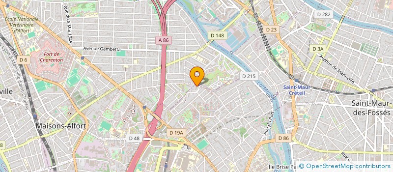 localisation de l'entreprise MADAME RIHAB BEL HAJ  CRETEIL