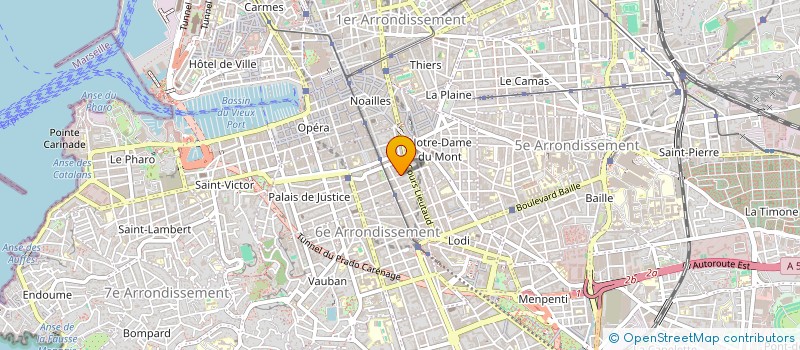 localisation de l'entreprise MADAME RIHAB BOUHIOUAN  MARSEILLE