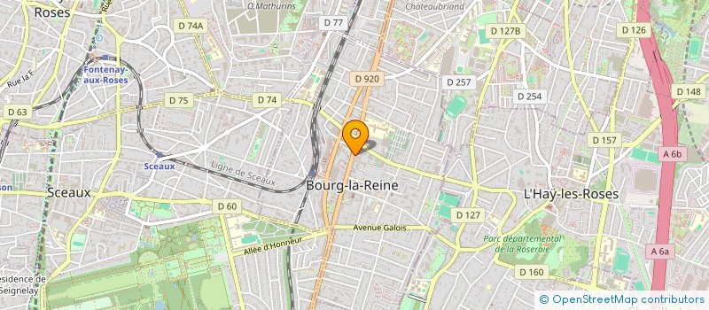 localisation de l'entreprise MADAME RIHAB JOUDEH à BOURG-LA-REINE