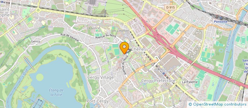 localisation de l'entreprise MADAME RIHAB SEDIRA  CERGY