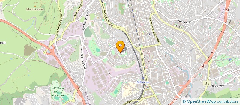 localisation de l'entreprise MADAME RIHANA BAPTISTA  SAINT-ETIENNE