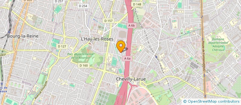 localisation de l'entreprise MADAME RIHEM BENASSEUR  L'HAY-LES-ROSES