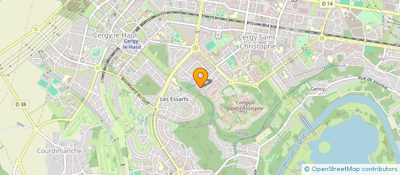 localisation de l'entreprise MADAME RIHEM DALHOUMI  CERGY