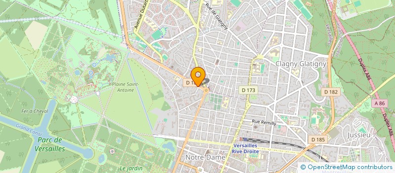 localisation de l'entreprise MADAME RIKAYATOULAI BADAROU à VERSAILLES