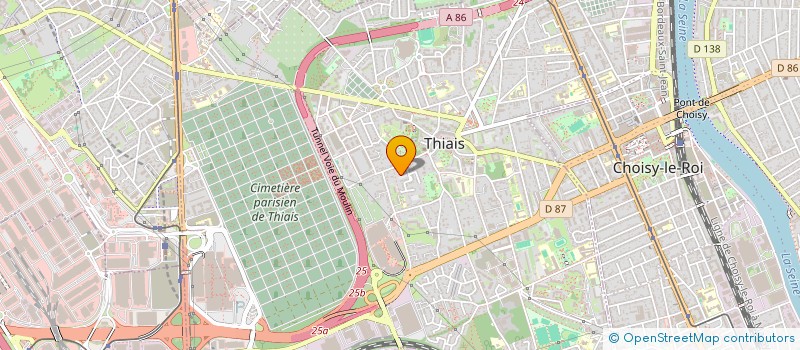 localisation de l'entreprise MADAME RIKO KANAMARU  THIAIS