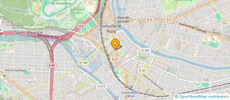 localisation de l'entreprise MADAME RIM AKROUT  JOINVILLE-LE-PONT