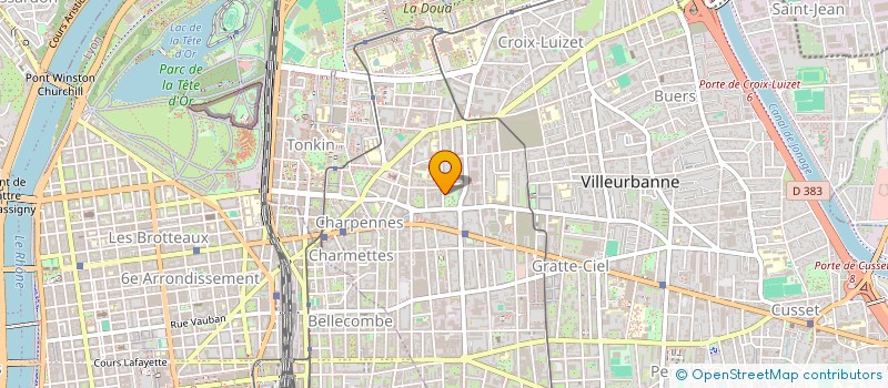 localisation de l'entreprise MADAME RIM AL ANNAN  VILLEURBANNE