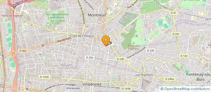 localisation de l'entreprise MADAME RIM BAKLOUL à MONTREUIL