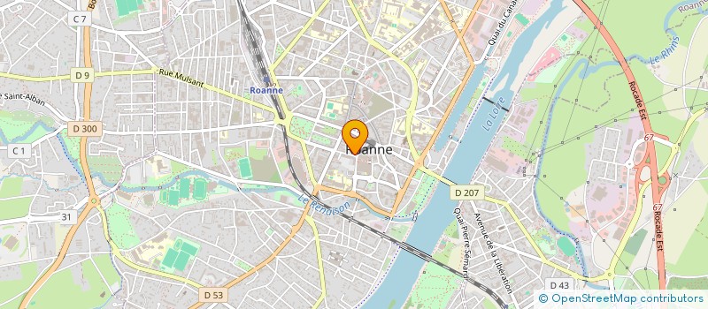 localisation de l'entreprise MADAME RIM BENNOUNE à ROANNE