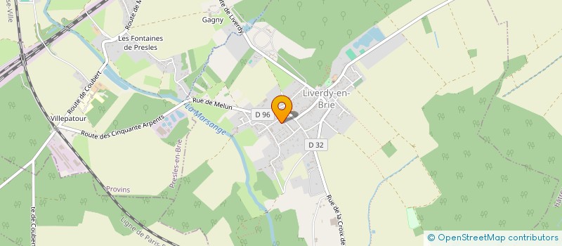 localisation de l'entreprise MADAME RIM HAJJI  LIVERDY-EN-BRIE