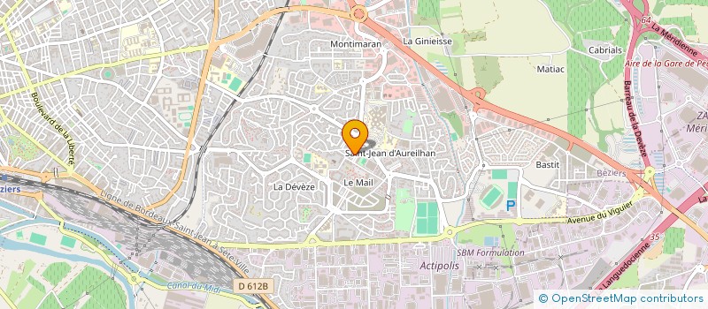 localisation de l'entreprise MADAME RIM IDRIS  BEZIERS