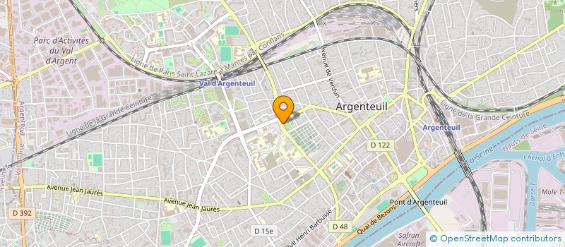 localisation de l'entreprise MADAME RIM KOURAS  ARGENTEUIL