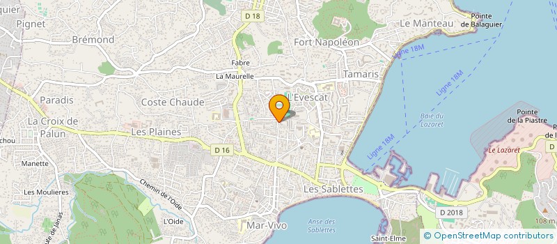 localisation de l'entreprise MADAME RIM LAHMERI à LA SEYNE-SUR-MER
