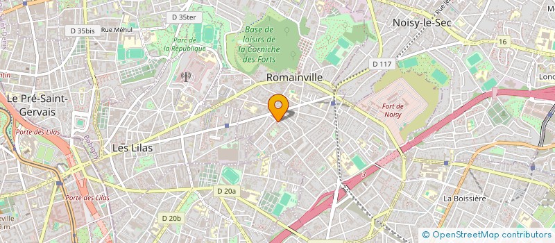 localisation de l'entreprise MADAME RIM MAHROUK à ROMAINVILLE