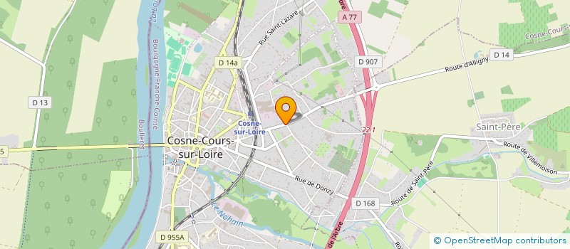 localisation de l'entreprise MADAME RIMA CHATILA à COSNE-COURS-SUR-LOIRE