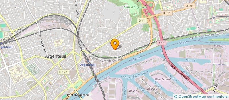 localisation de l'entreprise MADAME RIMA CHIHI  ARGENTEUIL