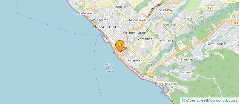 localisation de l'entreprise MADAME RIMA RAJJOUH à BASSE-TERRE